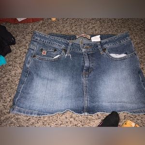Mini Jean skirt